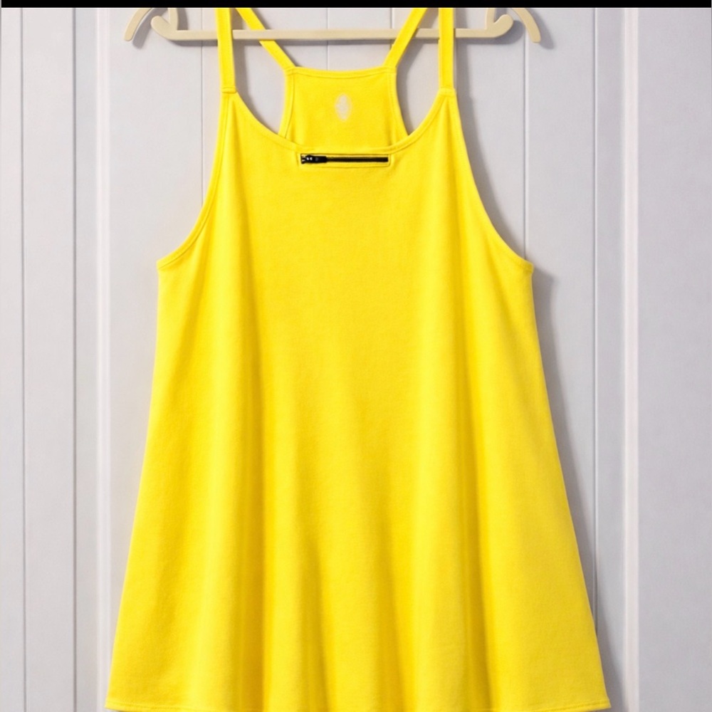 FP Movement by Free People Hot Shot Mini Dress in Mango ~ Size Large ~ NWOT - Picture 6 of 12